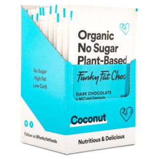 Funky Fat Foods Choklad Kokos 10-pack