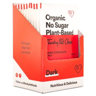 Funky Fat Foods Choklad Mörk Choklad 10-pack