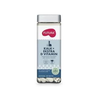 Futura Kalk + Extra D-vitamin - 300 Tabletter
