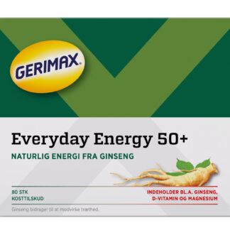 Gerimax Everyday Energy (50+) - 80 Tabletter