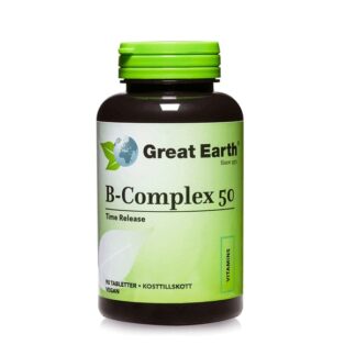 Great Earth B-complex 50mg 60 Tabletter