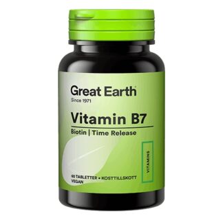 Great Earth Vitamin B7 Biotin 60 Tabletter