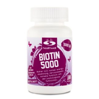 Healthwell Biotin 5000 100 kaps