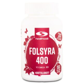 Healthwell Folsyra 400 150 kaps