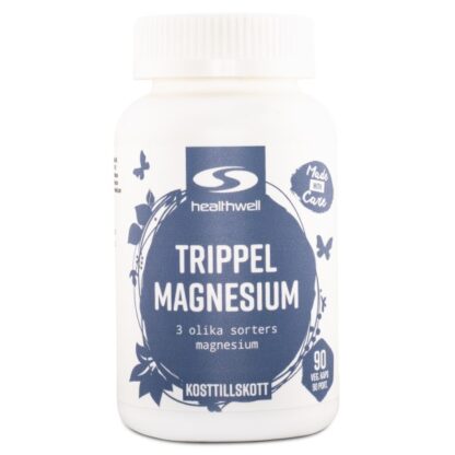 Healthwell Trippel Magnesium 90 kaps