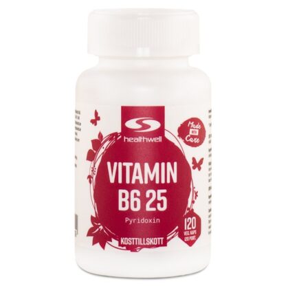 Healthwell Vitamin B6 25 120 kaps