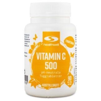 Healthwell Vitamin C 500 Tuggtabletter 90 tuggtabl