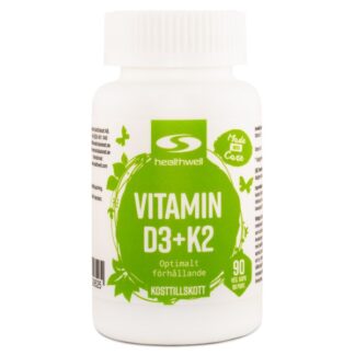 Healthwell Vitamin D3+K2 90 kaps