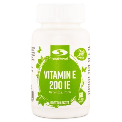 Healthwell Vitamin E 200 IE 60 kaps