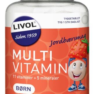 Livol Multivitamin Barn Jordgubbe - 150 Tabletter