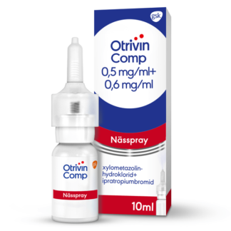Otrivin Comp, Nässpray 0,5 mg/ml + 0,6 mg/ml 10 ml