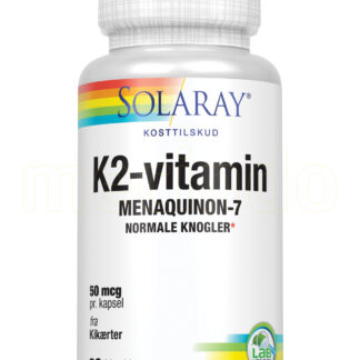 Solaray K2-vitamin - 30 Kapslar