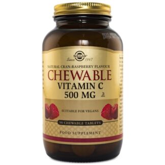 Solgar Chewable Vitamin C Tranbär & Hallon 90 tabl