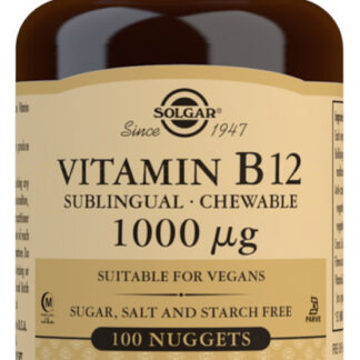 Solgar Vitamin B12 - 100 tuggtabletter - 1000 ug - 100 Tabletter