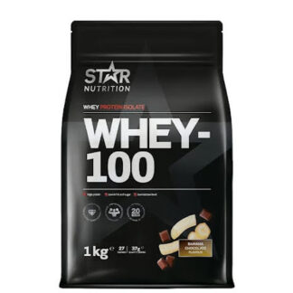 Star Nutrition Whey-100 1kg - Banana Chocolate