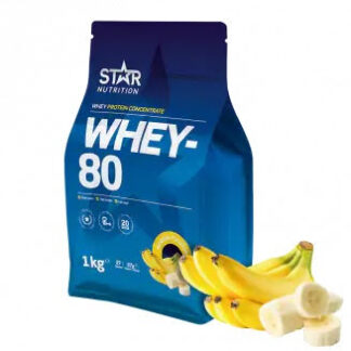 Star Nutrition Whey 80 1kg - Banana