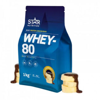 Star Nutrition Whey 80 1kg - Chocolate Banana