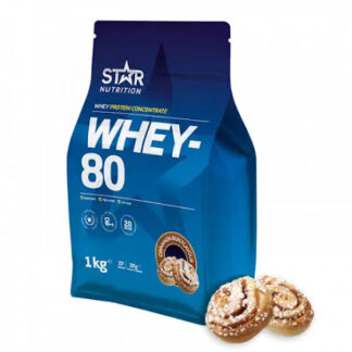 Star Nutrition Whey 80 1kg - Cinnamon Bun