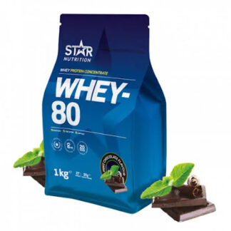 Star Nutrition Whey 80 1kg - Mintchoklad