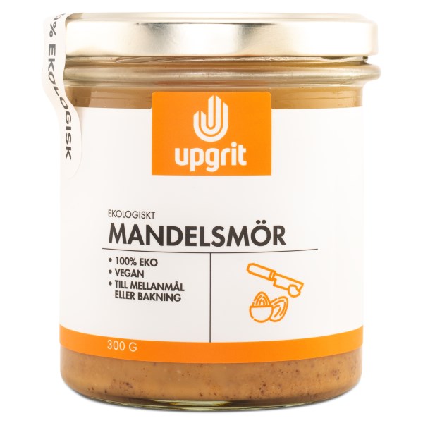 Upgrit Mandelsmör EKO 300 g Upgrit Mandelsmör EKO 300 g