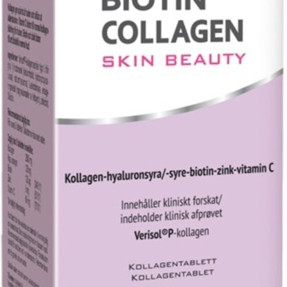 Vitabalans Lady Biotin Collagen Skin Beauty 120 tabletter
