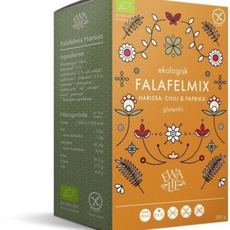 Ewalie Ekologisk och Glutenfri Falafelmix Harissa 200 g