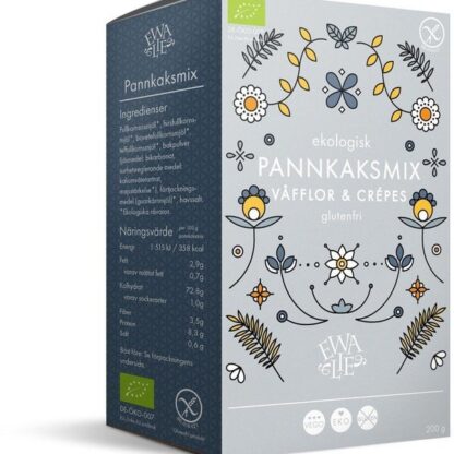 Ewalie Ekologisk och Glutenfri Pannkaksmix 200 g