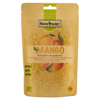 RawPowder Mangopulver EKO 125 g